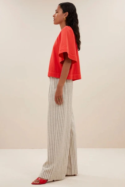By Bar olivia twill blouse batwing