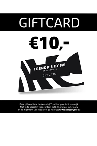 Cadeaubon giftcard 10 euro