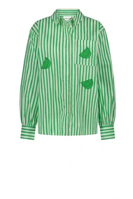 Fabienne Chapot alex blouse strepen en borduur