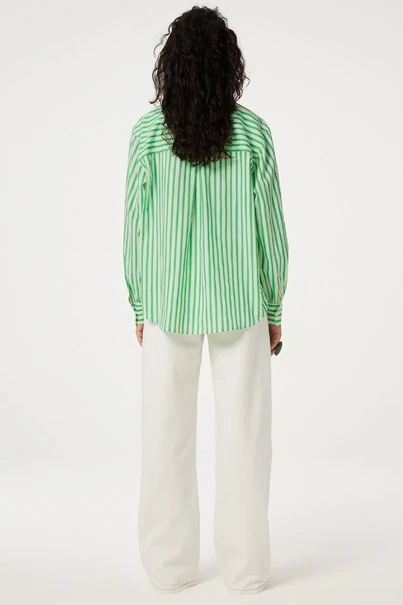 Fabienne Chapot alex blouse strepen en borduur