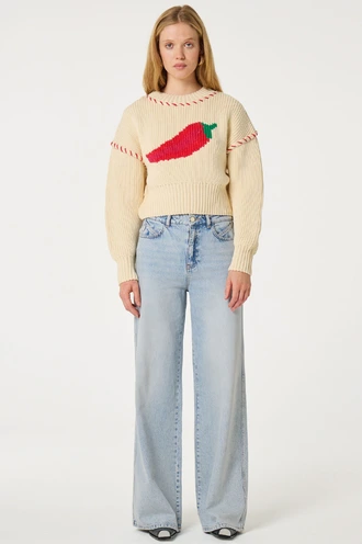 Fabienne Chapot alex wide leg jeans high rise