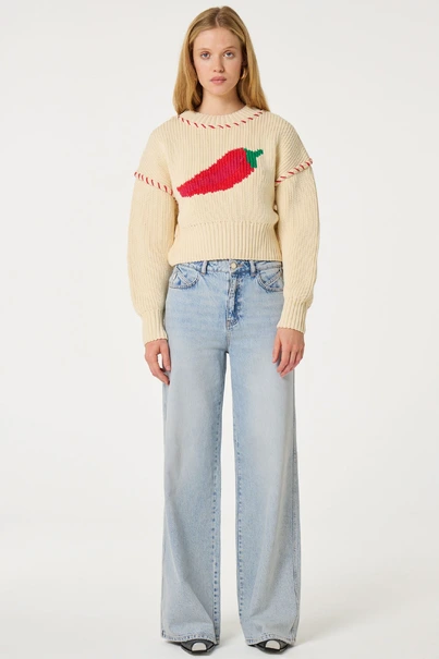 Fabienne Chapot alex wide leg jeans high rise