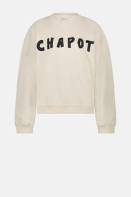 Fabienne Chapot amy sweater logo borduur