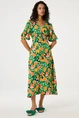 Fabienne Chapot ana dress graffiti rose print
