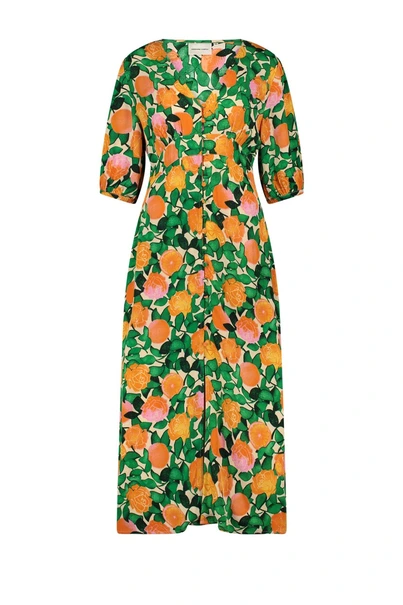 Fabienne Chapot ana dress graffiti rose print