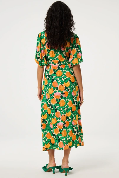 Fabienne Chapot ana dress graffiti rose print