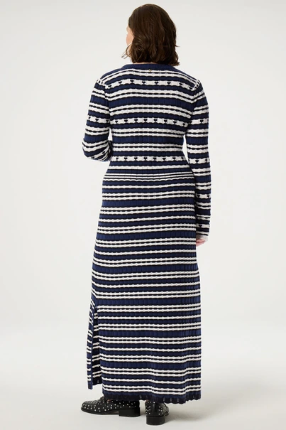 Fabienne Chapot banda dress tricot jaquard