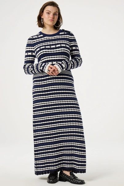 Fabienne Chapot banda dress tricot jaquard