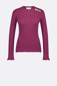 Fabienne Chapot banda pullover ribbel rh