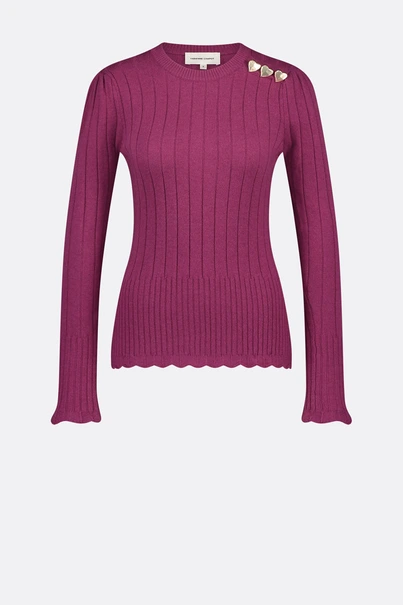 Fabienne Chapot banda pullover ribbel rh