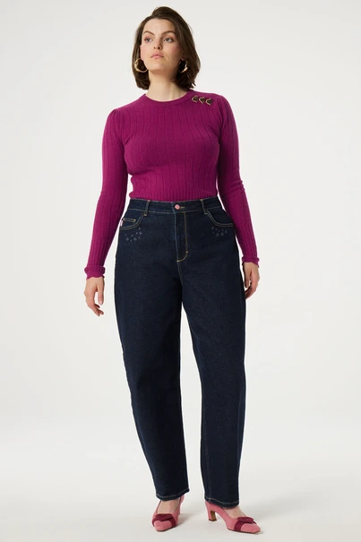 Fabienne Chapot banda pullover ribbel rh