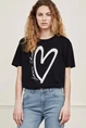 Fabienne Chapot bernard heart t-shirt badstof