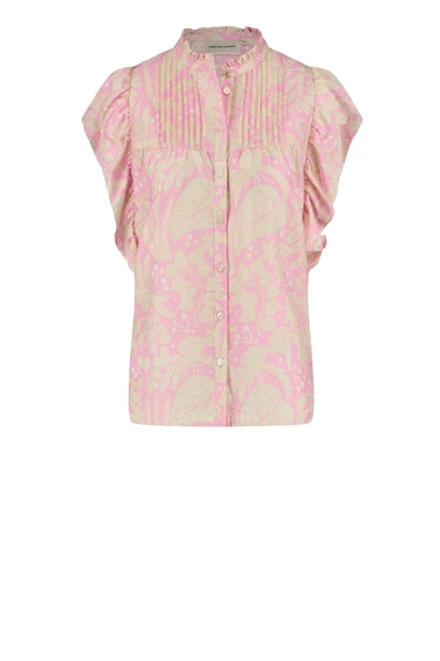 Fabienne Chapot bibi blouse mouwloos plisse