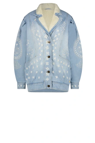 Fabienne Chapot bobby jacket borg borduur