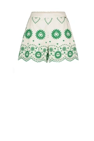 Fabienne Chapot breece shorts groen borduur