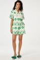 Fabienne Chapot brielle blouse groen borduur