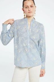 Fabienne Chapot brody broderie blouse bloem