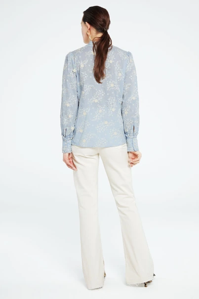 Fabienne Chapot brody broderie blouse bloem