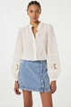 Fabienne Chapot cari denim skirt