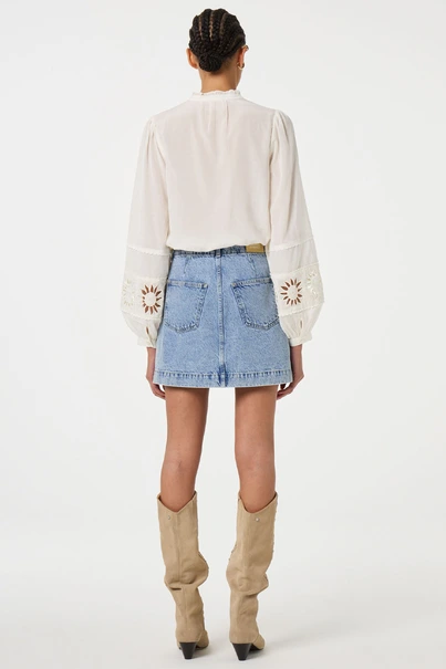 Fabienne Chapot cari denim skirt