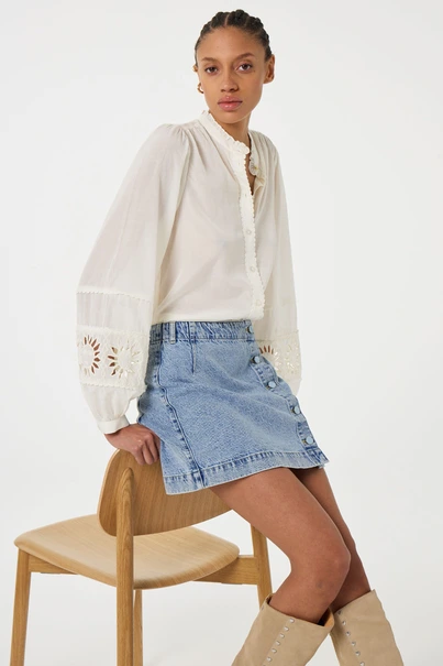 Fabienne Chapot cari denim skirt