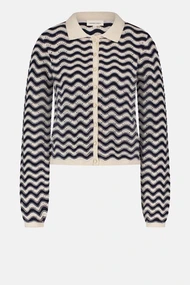 Fabienne Chapot caro crochet cardigan zig zag