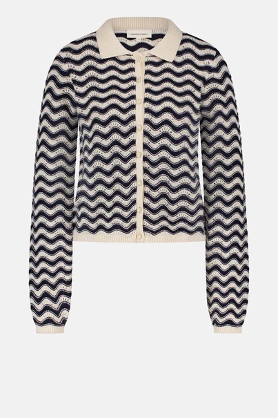 Fabienne Chapot caro crochet cardigan zig zag
