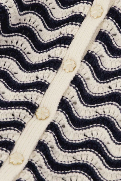 Fabienne Chapot caro crochet cardigan zig zag