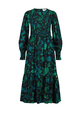 Fabienne Chapot caro dress satijn bloemprint