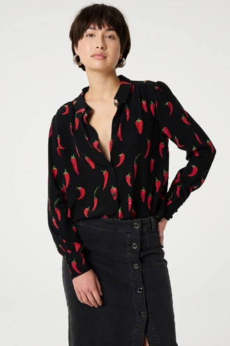 Fabienne Chapot coco blouse pepperinas print