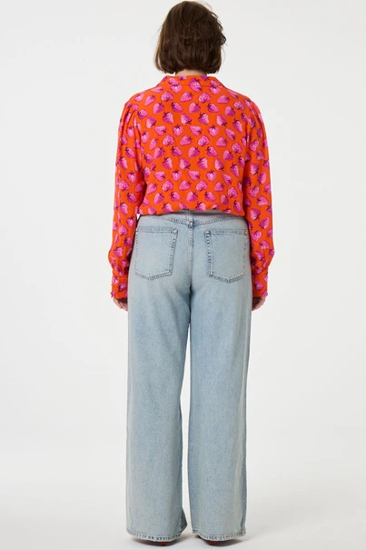 Fabienne Chapot coco blouse strawberry print