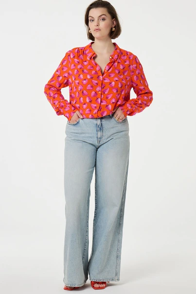 Fabienne Chapot coco blouse strawberry print