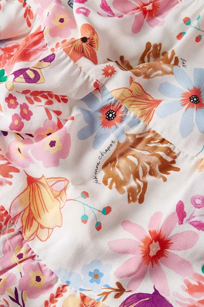 Fabienne Chapot cooper blouse bloem print