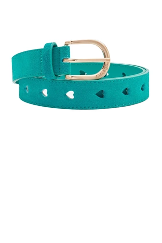 Fabienne Chapot cut it out heart belt leather