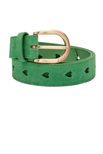 Fabienne Chapot cut it out heart belt suede