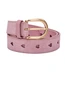 Fabienne Chapot cut it out heart belt suede