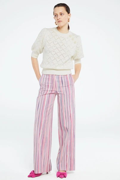 Fabienne Chapot diana pullover hartjes ajour