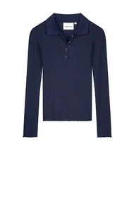 Fabienne Chapot donna top ribbel polokraag