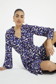 Fabienne Chapot dorien frill dress amour print