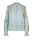Fabienne Chapot etje blouse mille fleur lurex