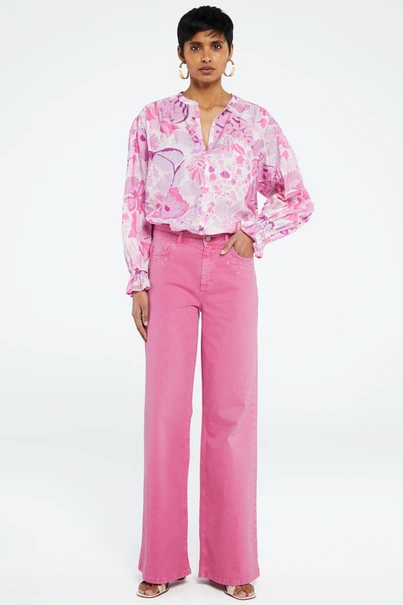 Fabienne Chapot eva wide leg mid-rise l34