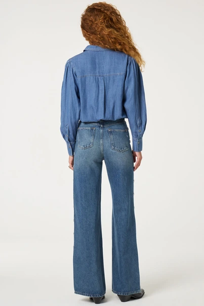 Fabienne Chapot fabienne blouse jeans hartjes