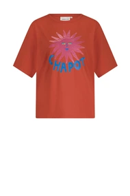 Fabienne Chapot fay t-shirt zonne print voor