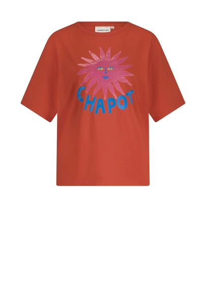 Fabienne Chapot fay t-shirt zonne print voor