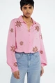 Fabienne Chapot fleur blouse steren details