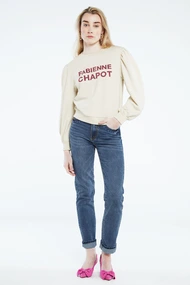 Fabienne Chapot flo sweater met logo borduur