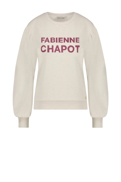 Fabienne Chapot flo sweater met logo borduur