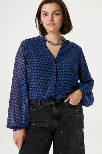 Fabienne Chapot frida blouse love print pofm.
