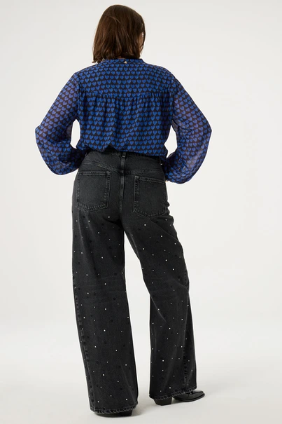 Fabienne Chapot frida blouse love print pofm.