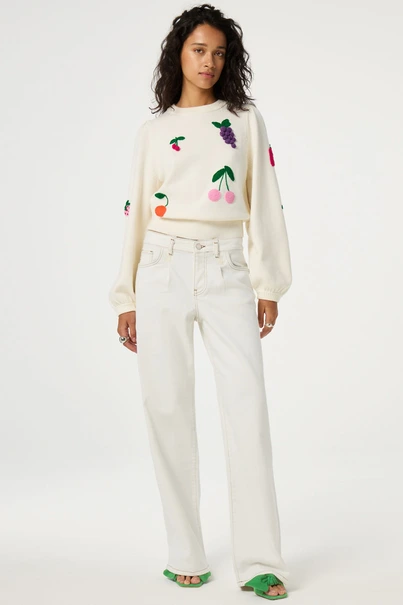 Fabienne Chapot fruity pullover borduur